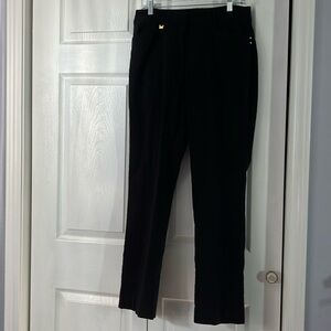 Women’s JM Collection studded rivets black pants size 10, curvy fit